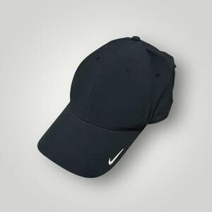 Nike Legacy91 Dri-FIT BMO Strapback Cap Black Golf Swoosh Adjustable Hat
